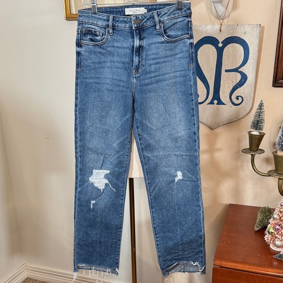 Hidden Denim - Sz 28 Hidden Distressed Blue Jeans